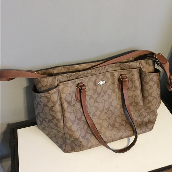 Large Coach Over-night/ diaper bag - Picture 2 of 4